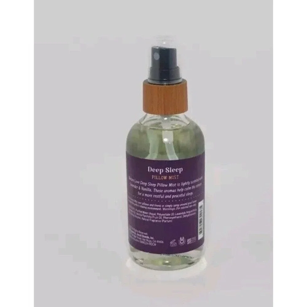 Nature Love Deep Sleep Pillow Mist Spray Lavender & Vanilla 4 oz. Calm, Peaceful